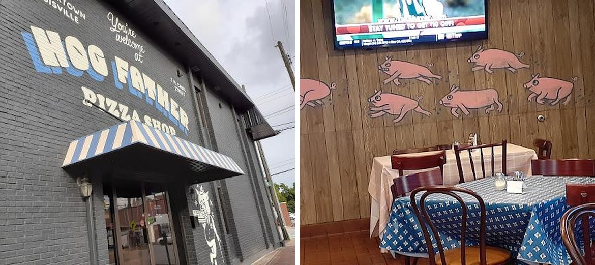 Hog Father Pizza Shop Menu
